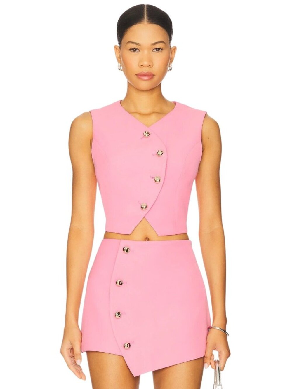 Lovers and Friends Quinn Top in Pink XSmall New Womens Cropped Jacket